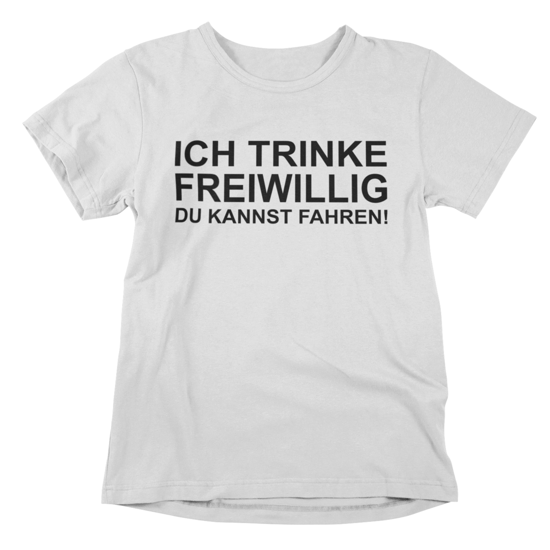 Ich trinke freiwillig, du kannst fahren! 🍻