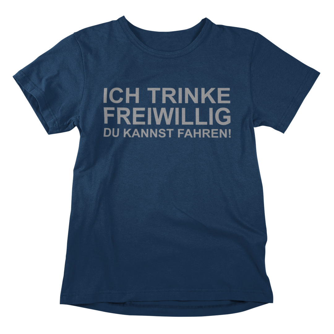 Ich trinke freiwillig, du kannst fahren! 🍻