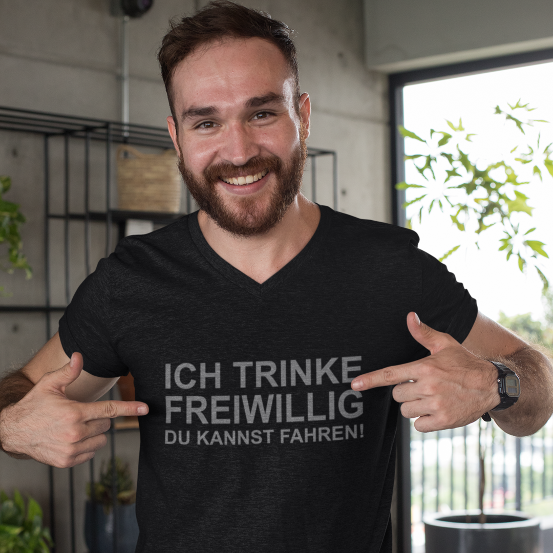 Ich trinke freiwillig, du kannst fahren! 🍻