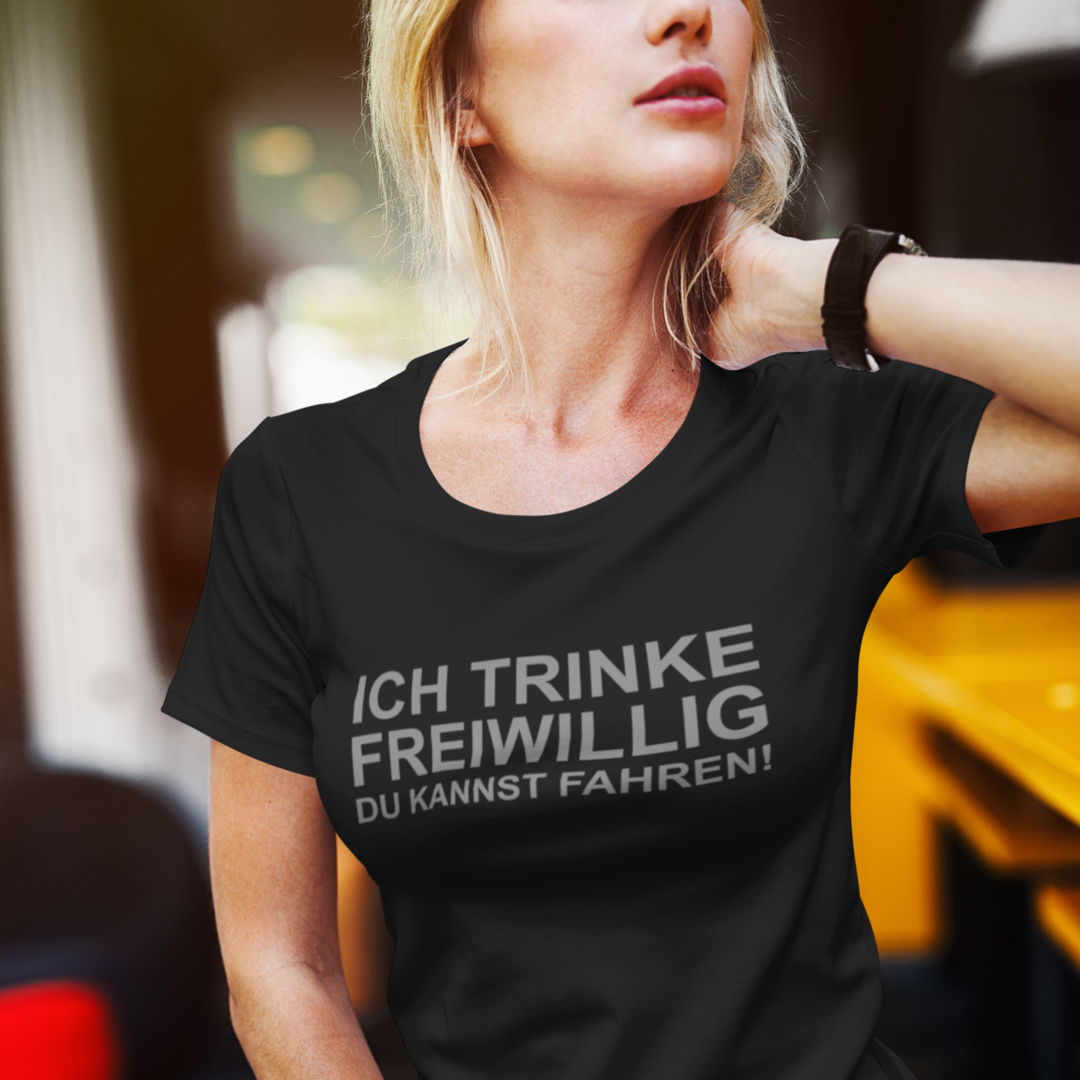 Ich trinke freiwillig, du kannst fahren! 🍻