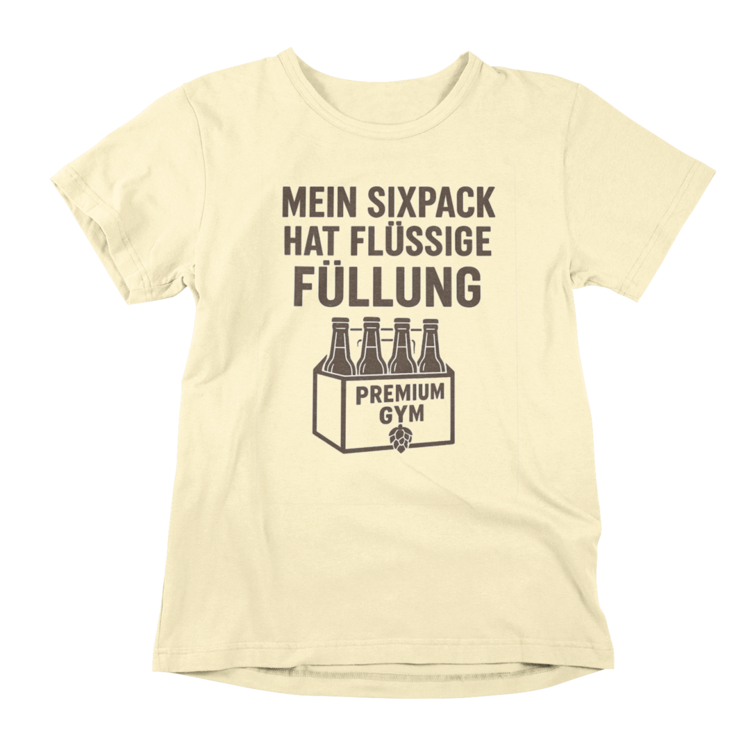 Mein Sixpack hat flüssige Füllung