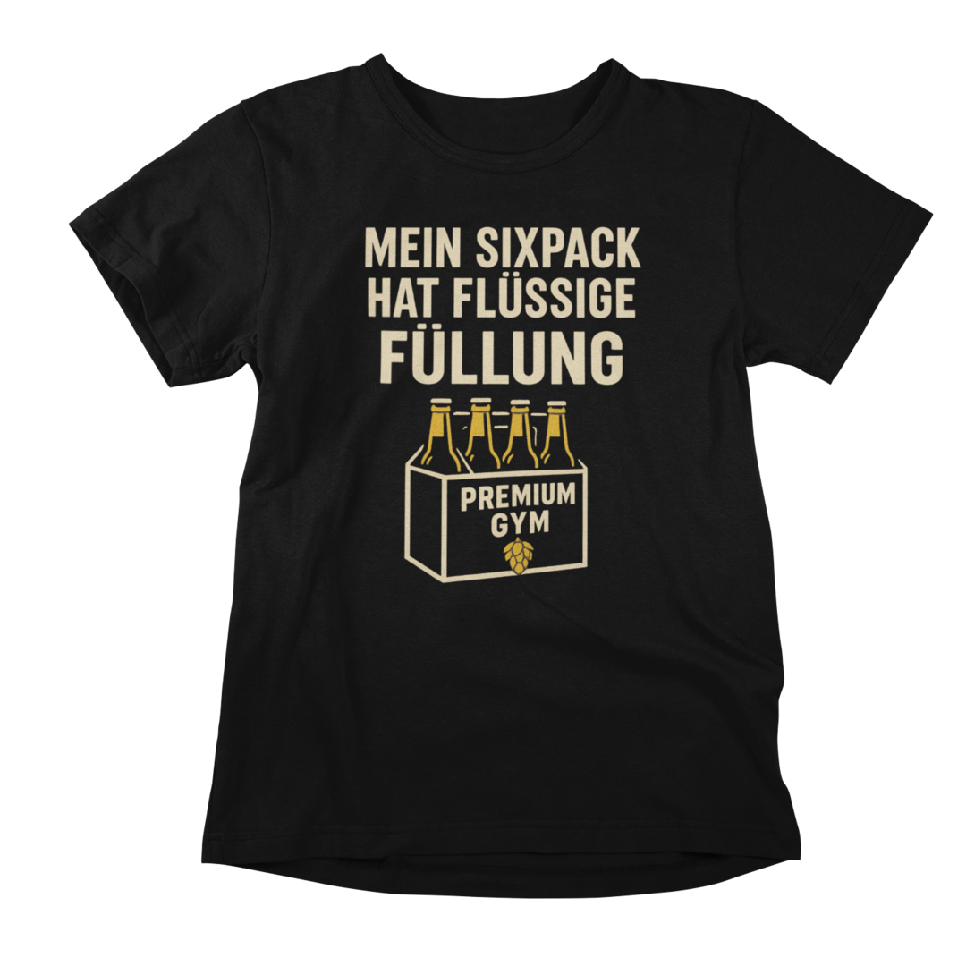 Mein Sixpack hat flüssige Füllung